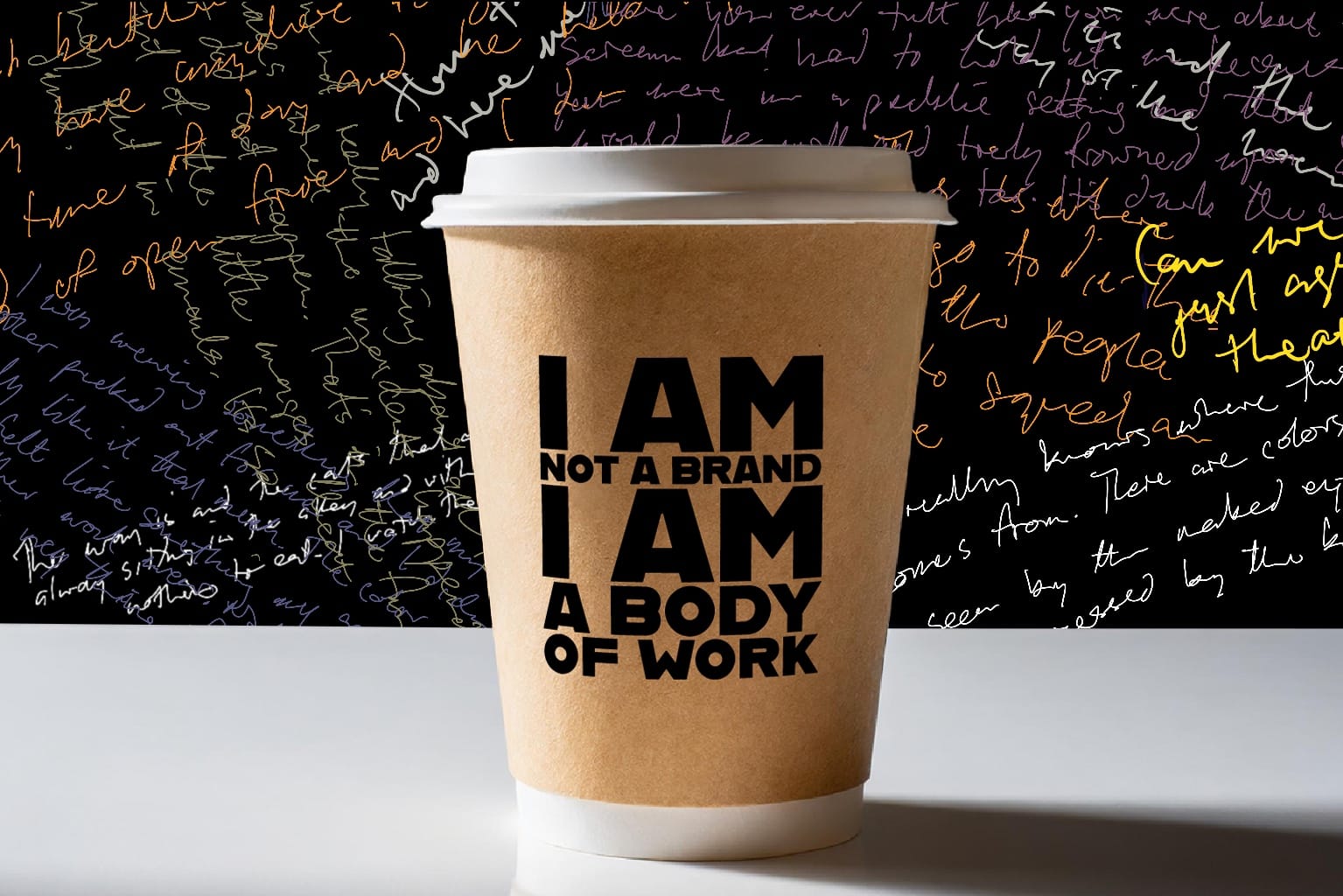 I am not a brand. I am a body of work.